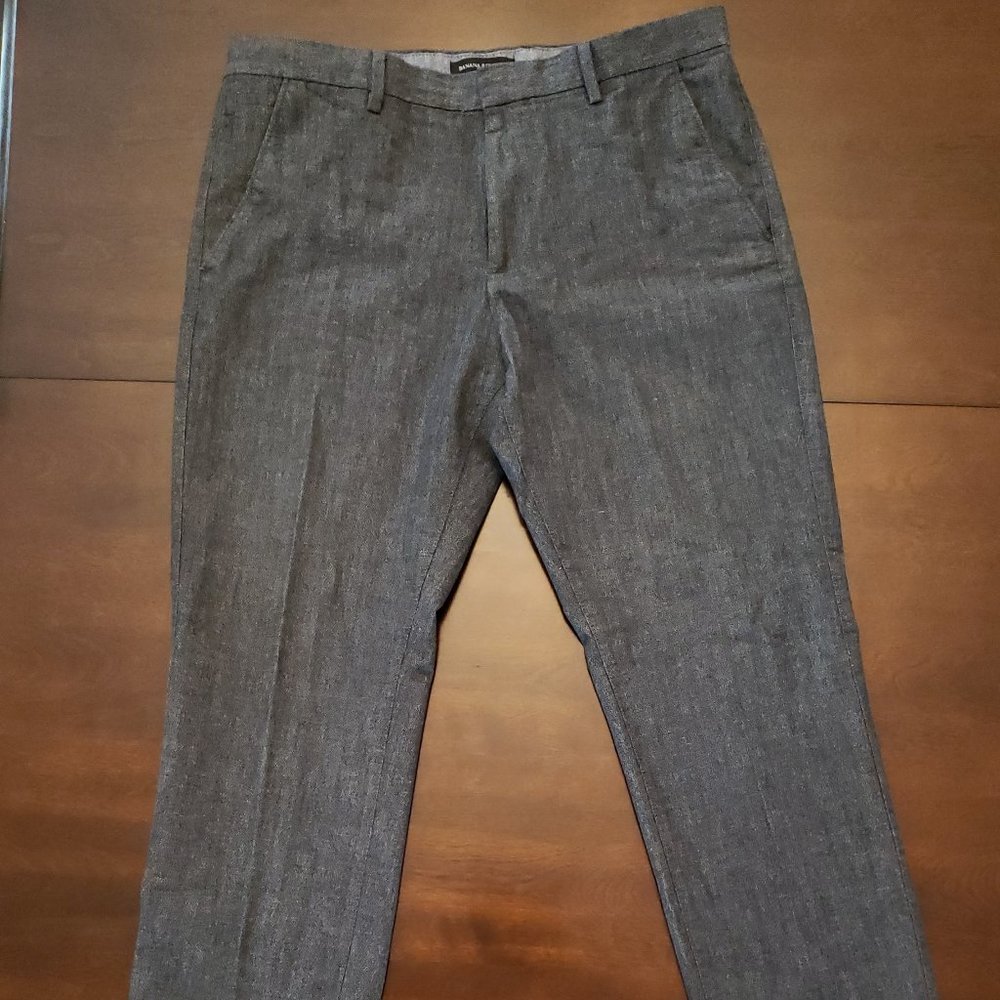 Banana Republic 34x30 Kentfield Pant Dress Pants - Heather Gray
